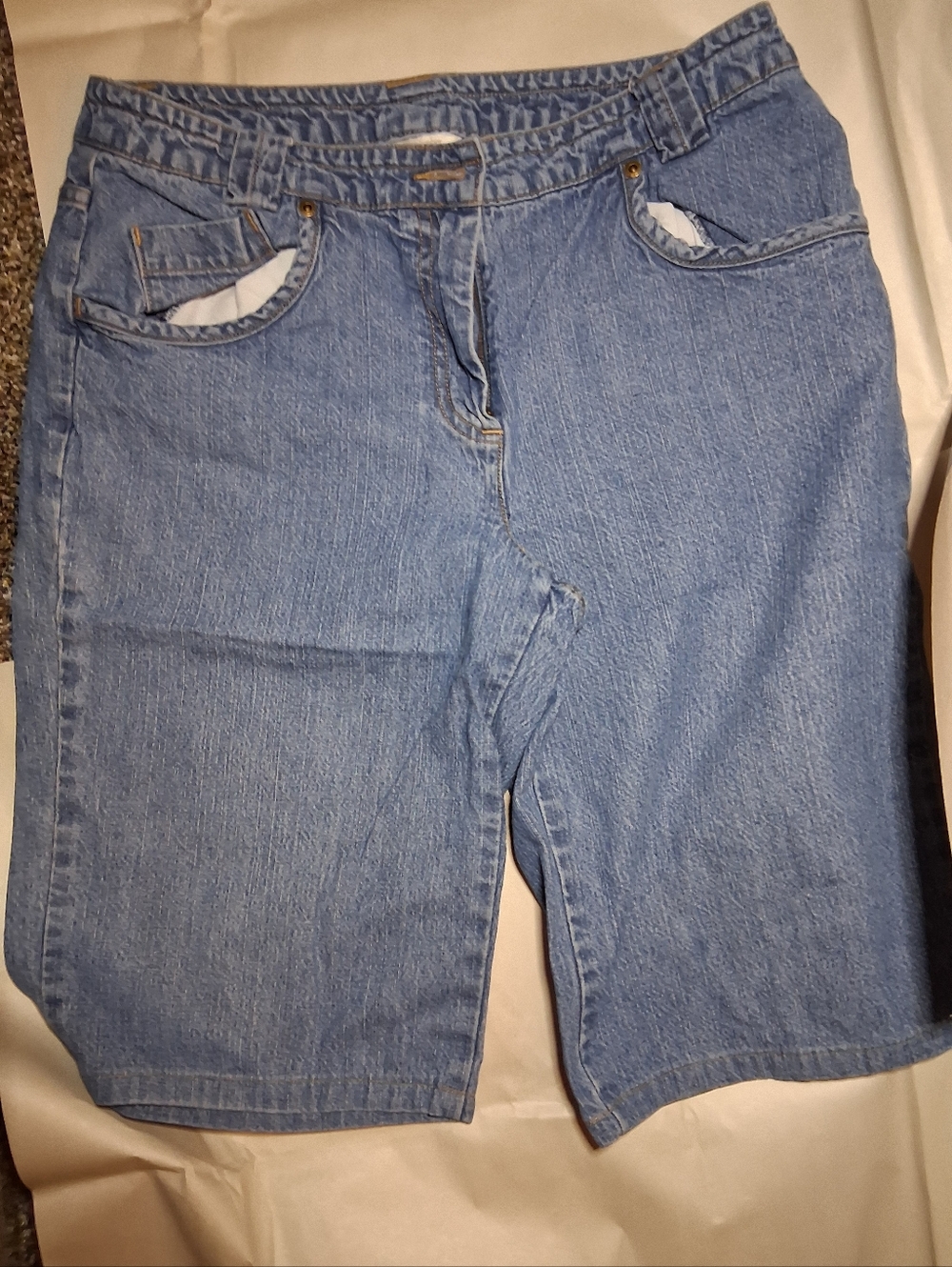 Christopher & Banks Light Blue Denim Shorts
